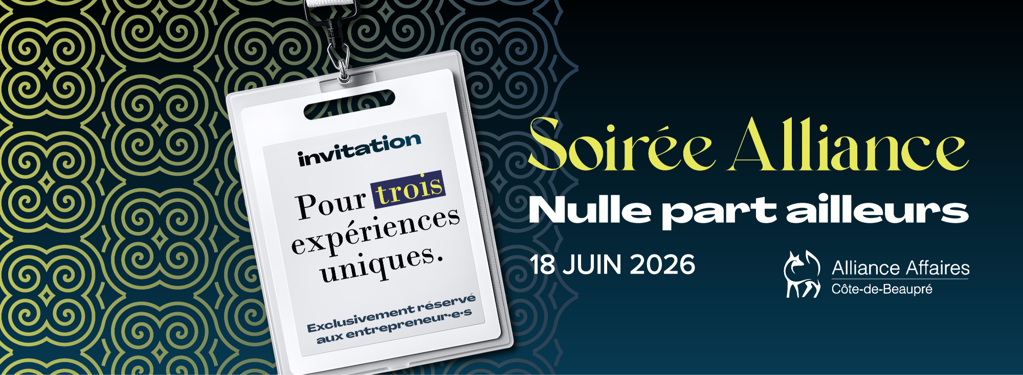 Soirée Alliance Nulle part ailleurs