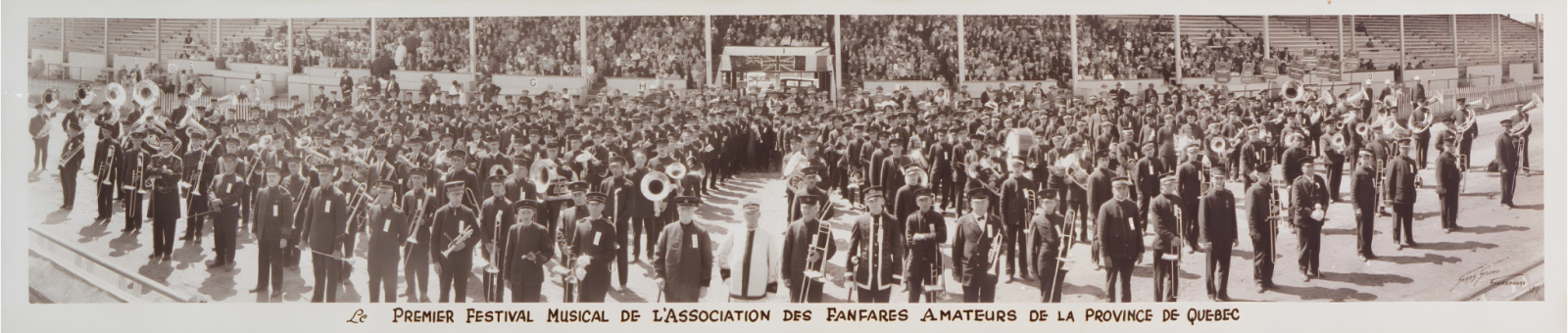 Premier Festival des harmonies et des orchestres symphoniques du Québec en 1929