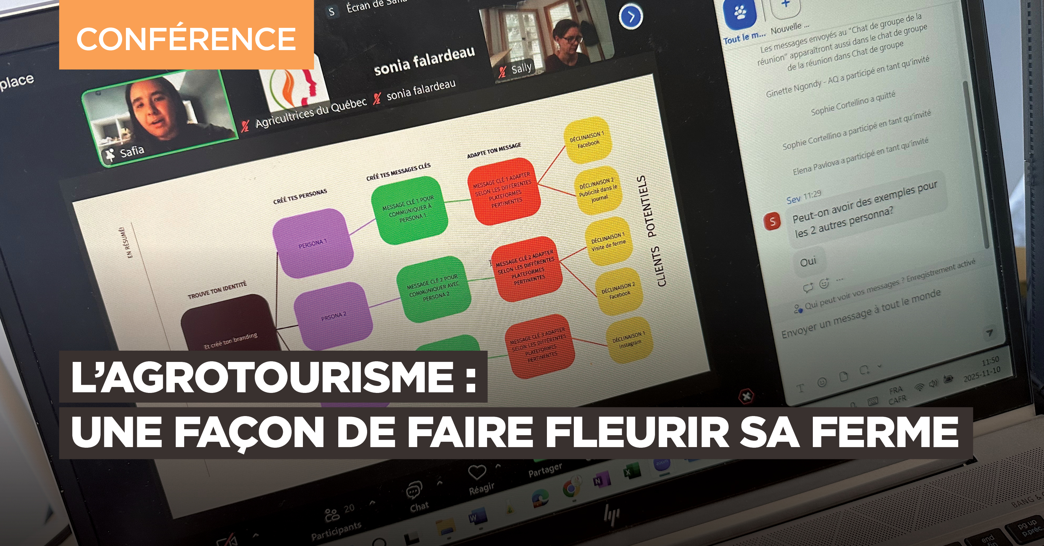 Conférence : L’agrotourisme : une façon de faire fleurir sa ferme