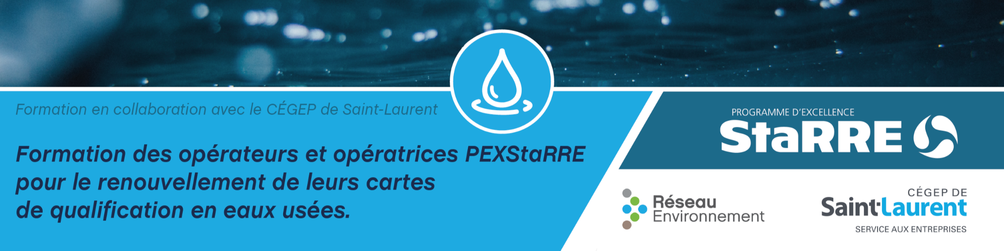 Formation des opératrices et opérateurs PEXStarre pour le renouvellement de leurs cartes de qualification en eaux usées - 2ème cohorte