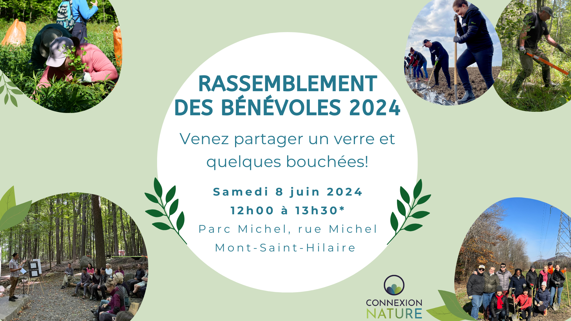 Rassemblement des bénévoles