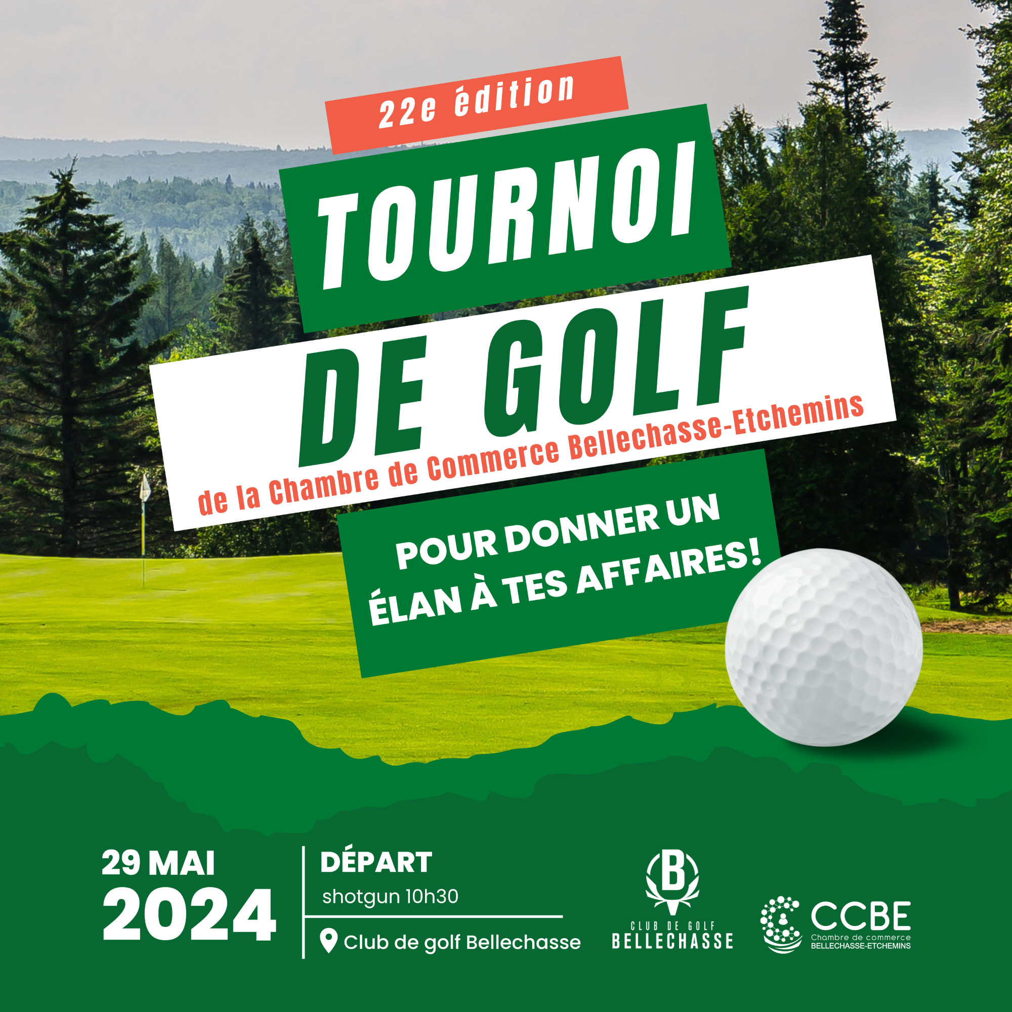 Tournoi de golf de la CCBE - 22e édition