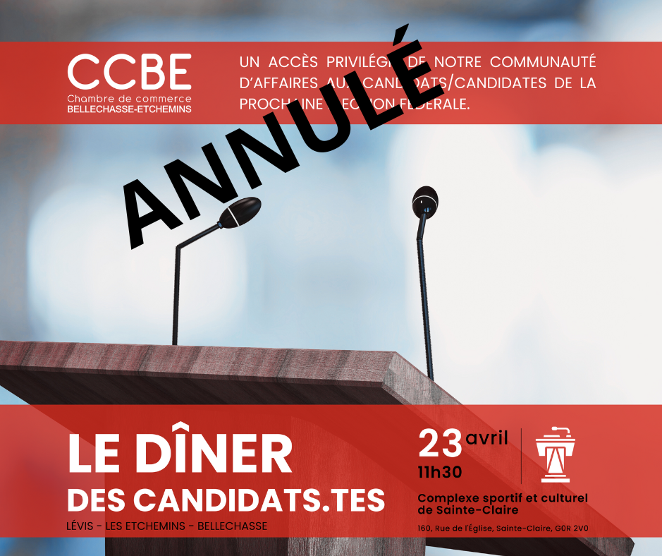 ANNULÉ - Le dîner des candidats.tes