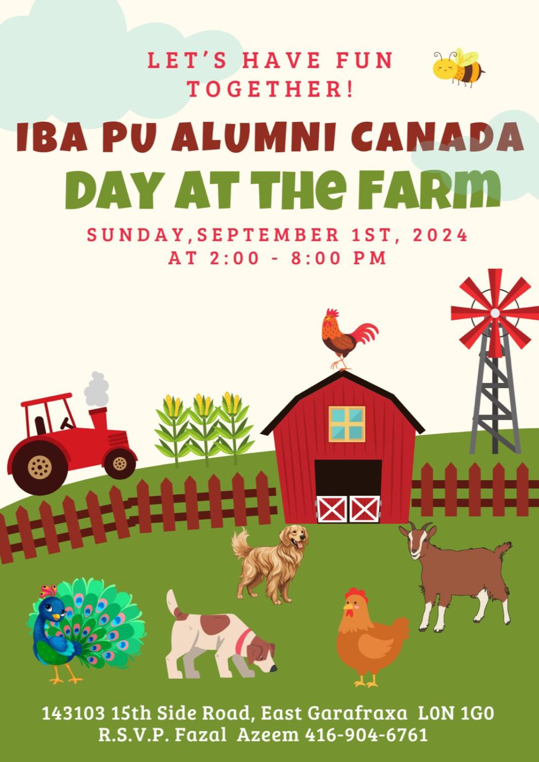 Family Picnic at the Farm