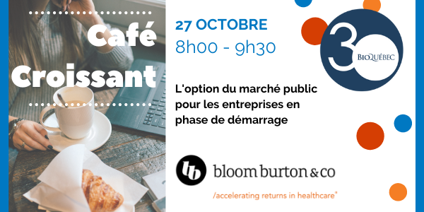 Café Croissant avec Bloom Burton & Co. - L'option du marché public pour les entreprises en phase de démarrage