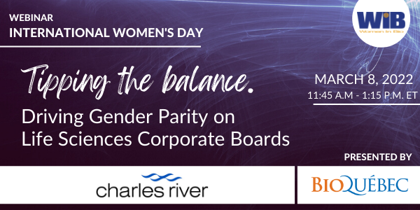 TIPPING THE BALANCE – Driving Gender Parity on Life Sciences Corporate Boards