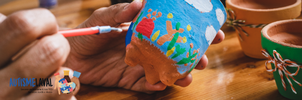 Atelier- décoration de petits pots pour plantes