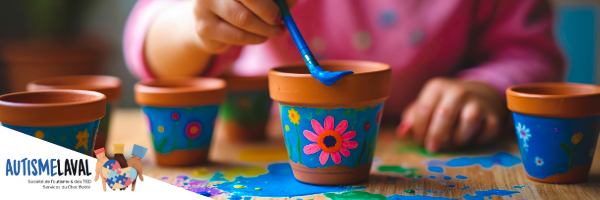 Atelier- décoration de petits pots pour plantes