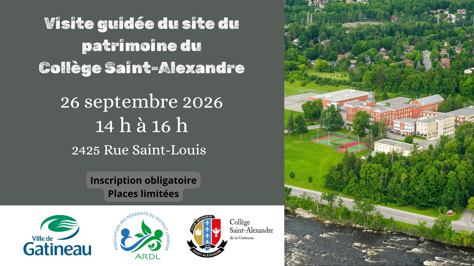 Visite du site patrimonial du Collège Saint-Alexandre