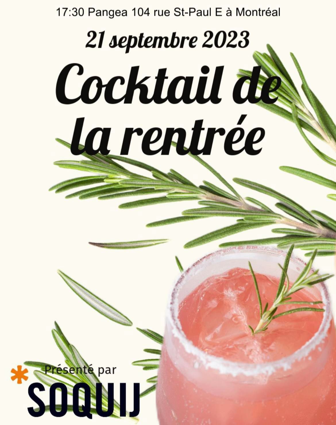 Cocktail de la rentrée - Montréal