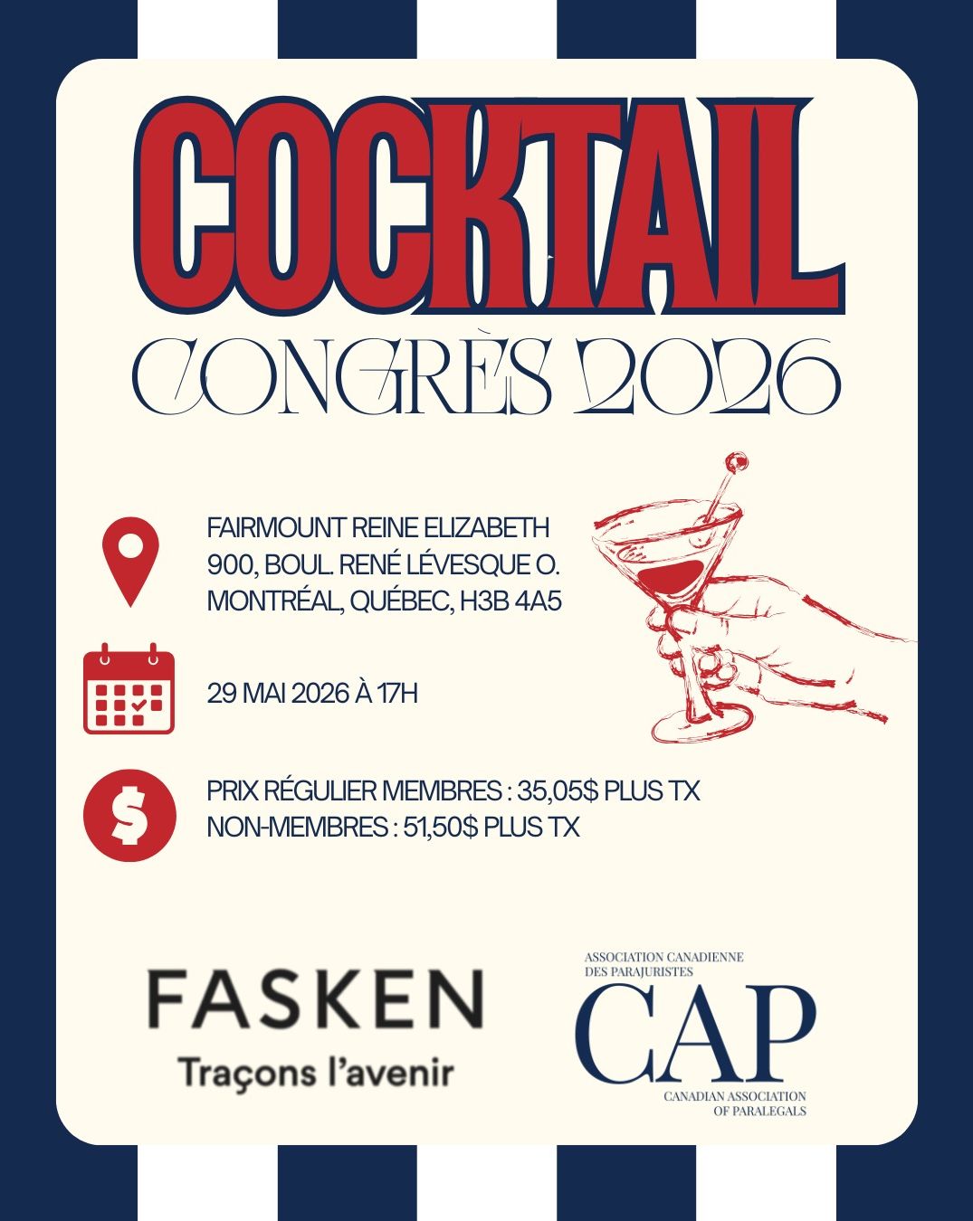 Cocktail du congrès annuel