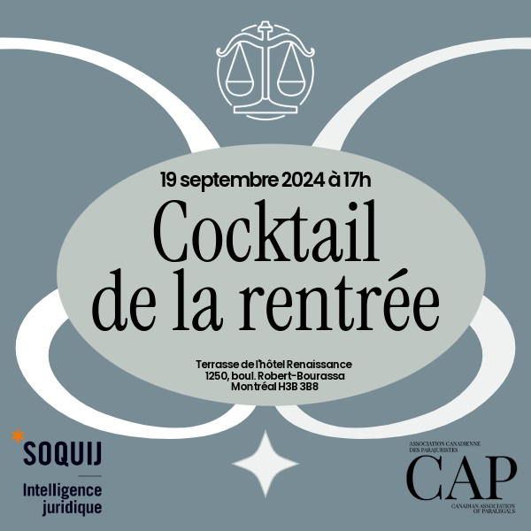 Cocktail de la rentrée - Montréal