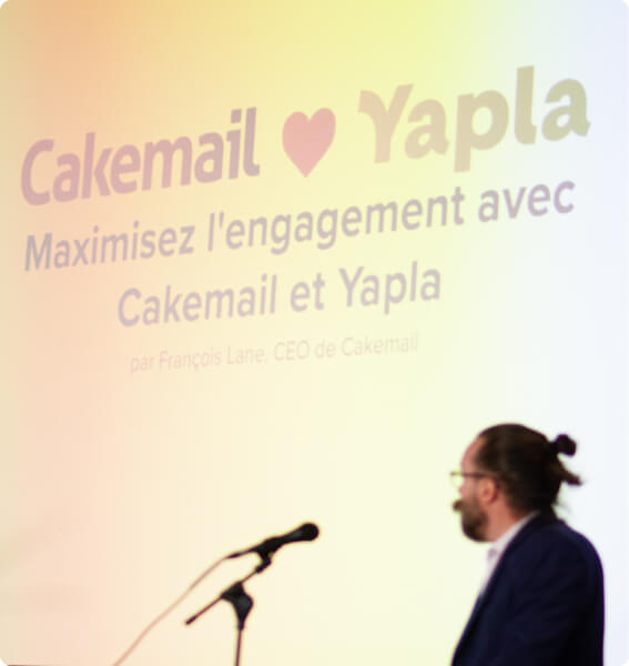 Photo de François Lane, PDG et co-fondateur de Cakemail