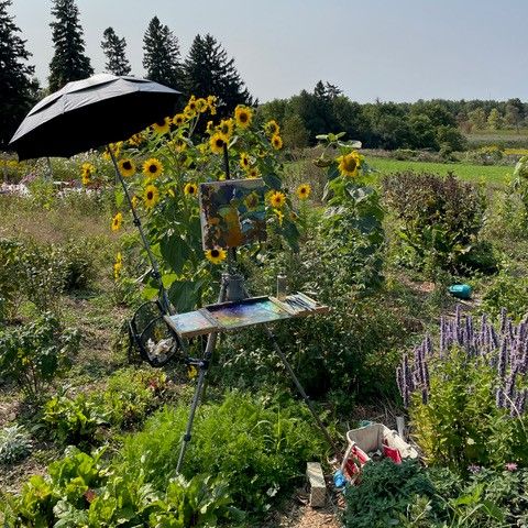 Rooted in Light: Plein Air Painting at Ignatius Centre