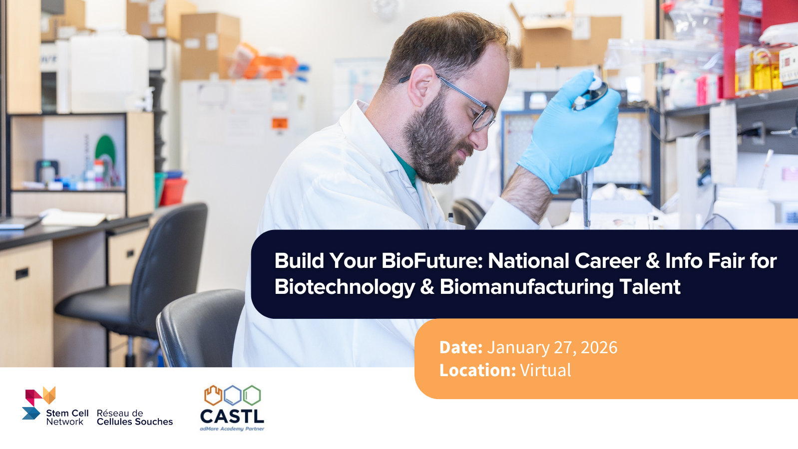 Build Your BioFuture: National Career Info Fair for Biotechnology & Biomanufacturing Talent
