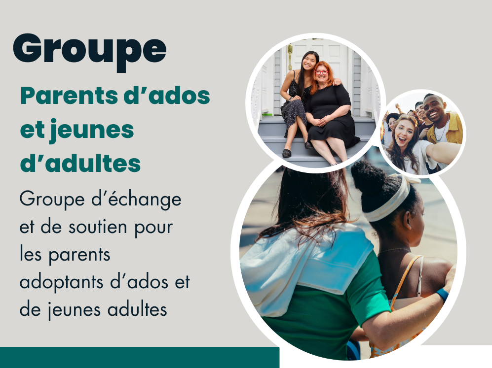 Groupe virtuel de soutien et d'échange pour parents d'ados et de jeunes adultes