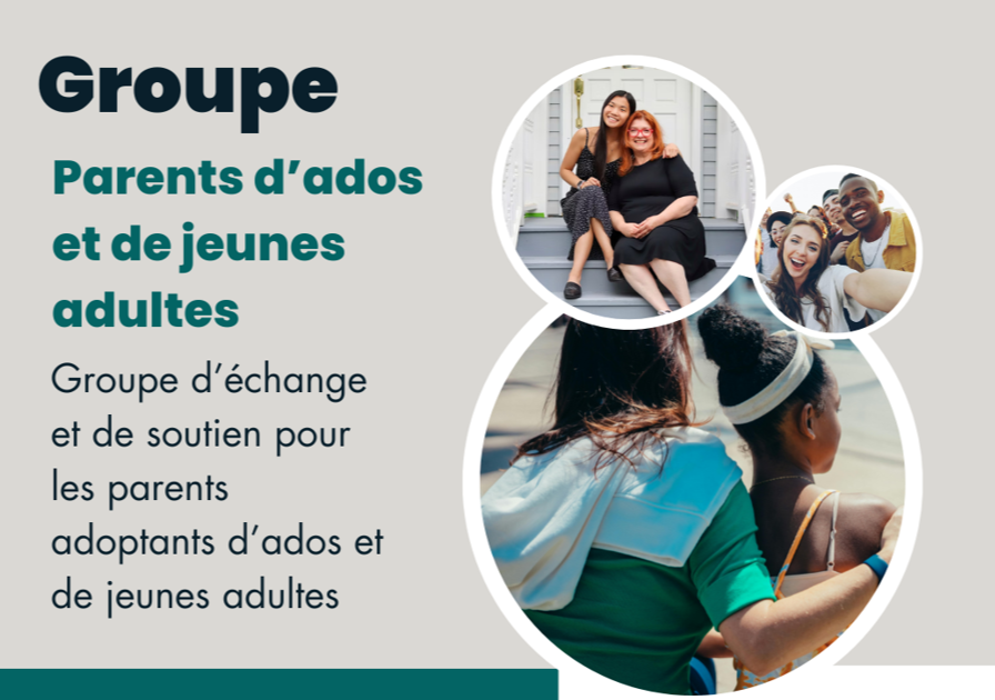 Groupe virtuel de soutien et d'échange pour parents d'ados et de jeunes adultes