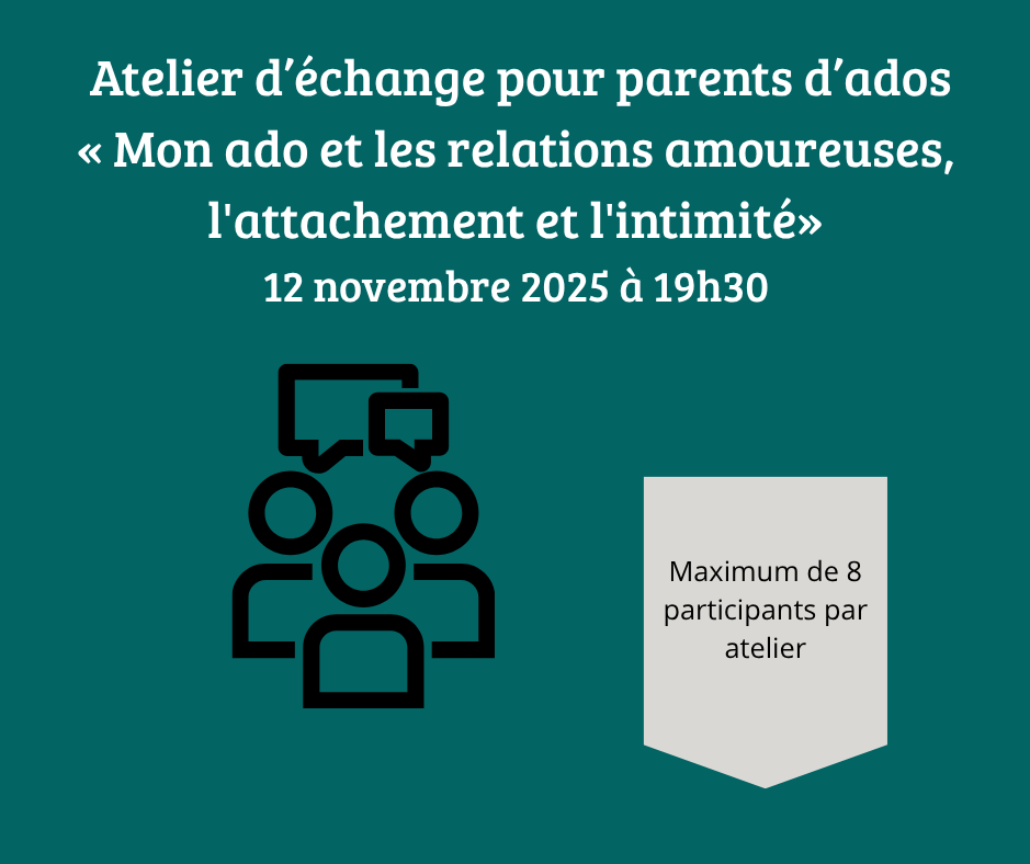 Atelier d'échange pour parents d'ados