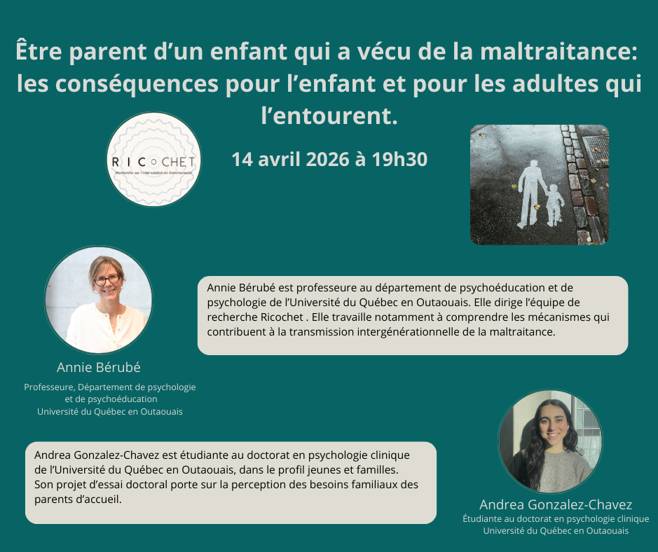 Être parent d’un enfant qui a vécu de la maltraitance: les conséquences pour l’enfant et pour les adultes qui l’entourent