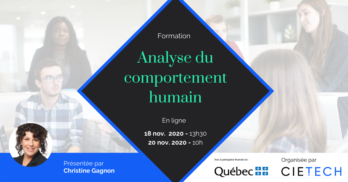 Formation - Analyse du comportement humain