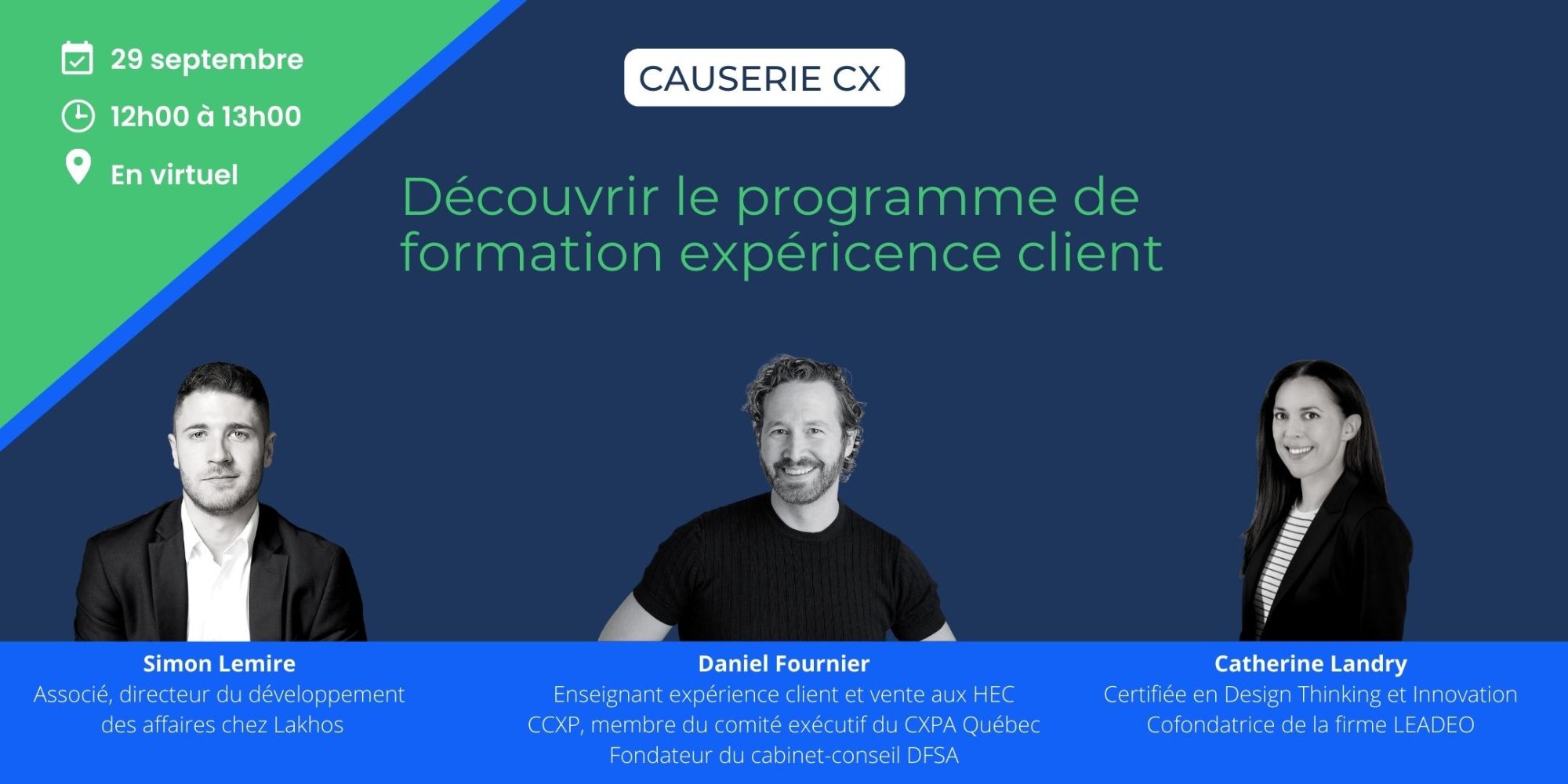 Causerie CX : programme de formation en expérience client