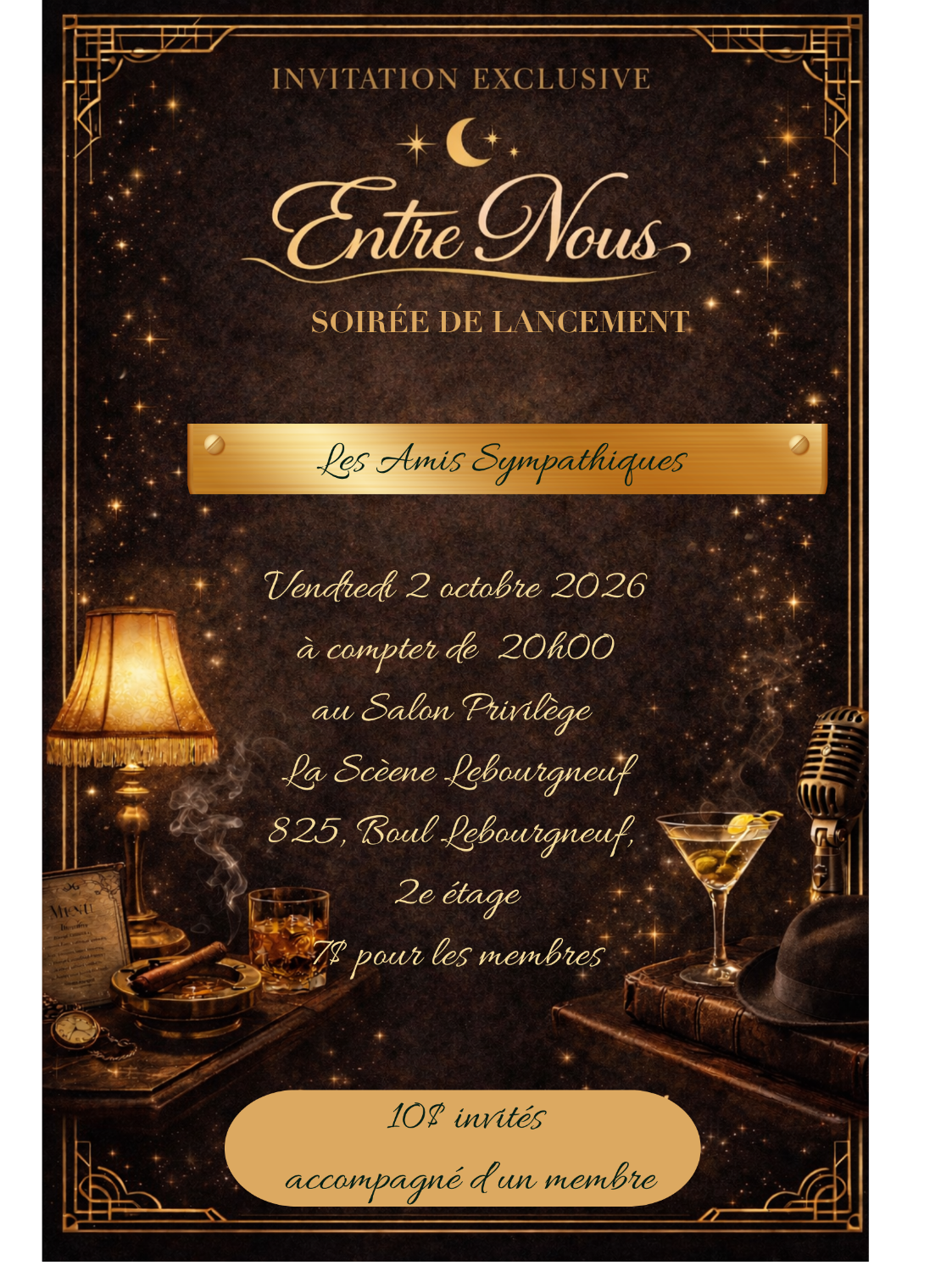 Soirée de lancement