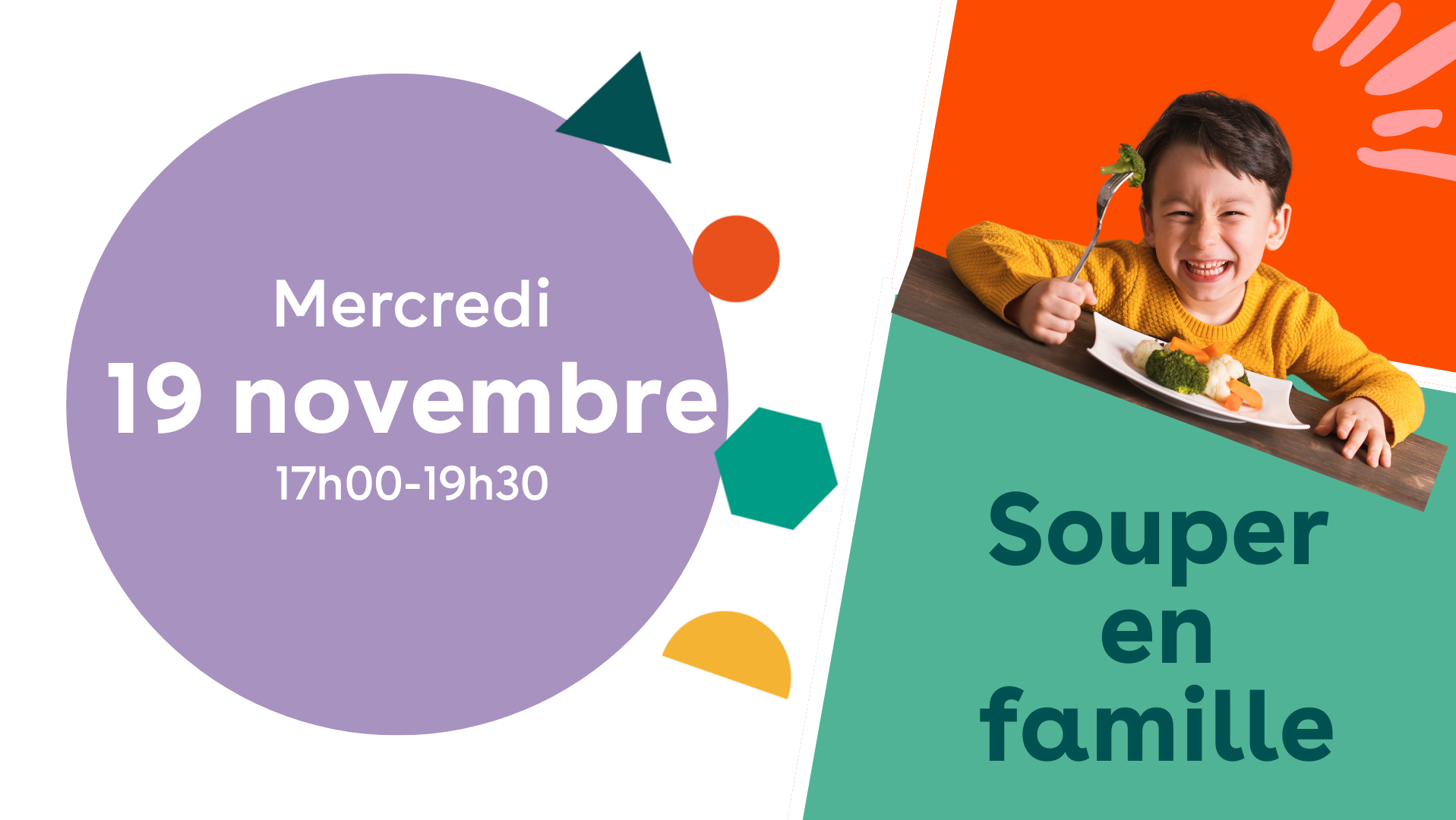 Souper en famille - Mercredi 19 novembre 2025