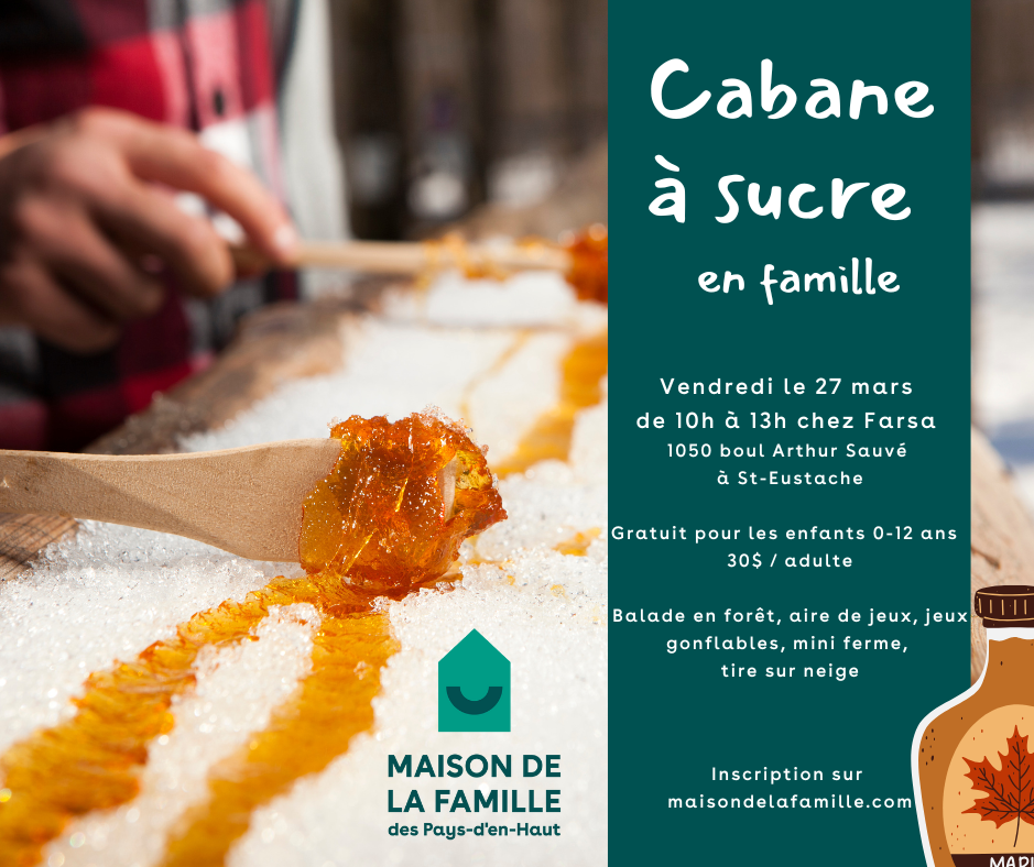 Cabane à sucre en famille