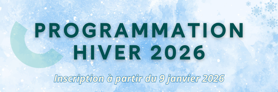 Hiver 2026 - Inscription