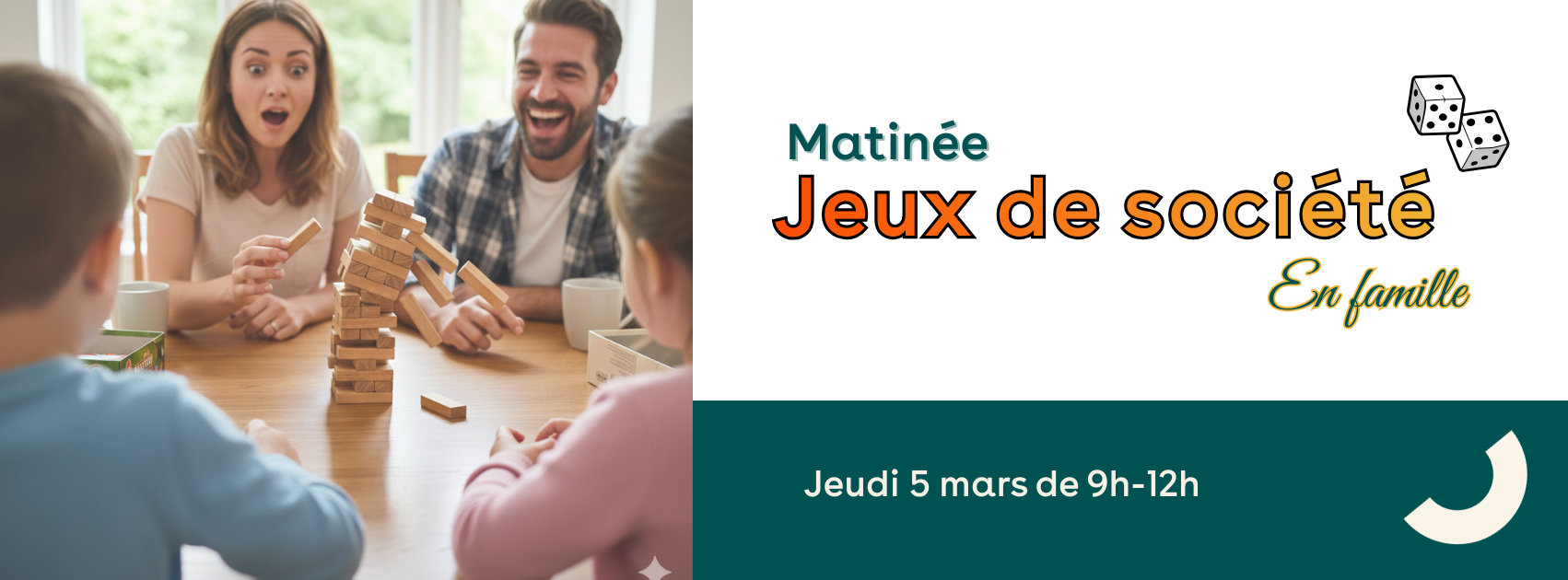 Matinée Jeux de société en famille *Spéciale Semaine de relâche
