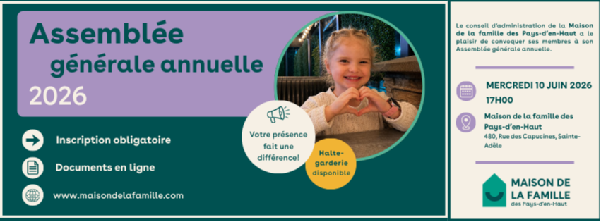 Assemblée générale annuelle 2026 (AGA)