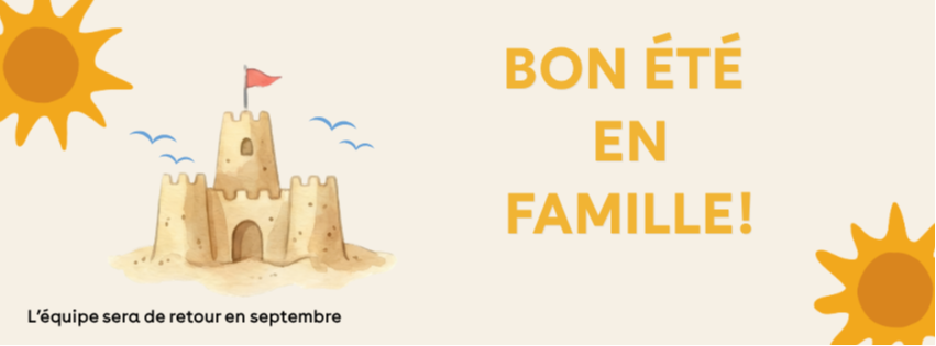 Fermeture estivale