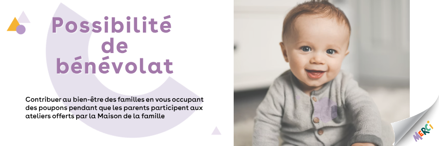 Possibilité de bénévolat