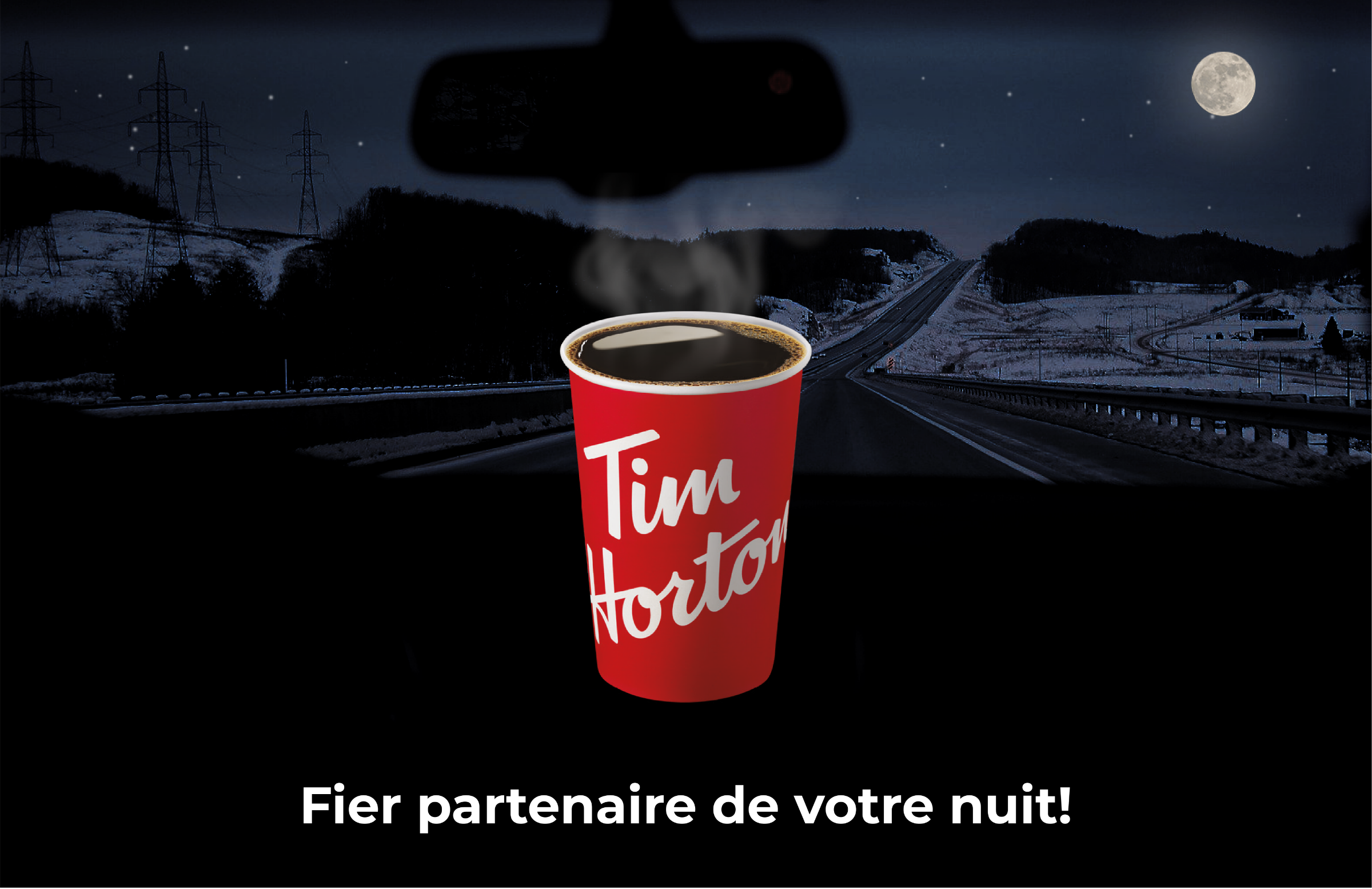 Tim Hortons vous offre un café sur la route!