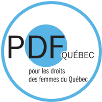 Logo Pour les droits des femmes du Québec