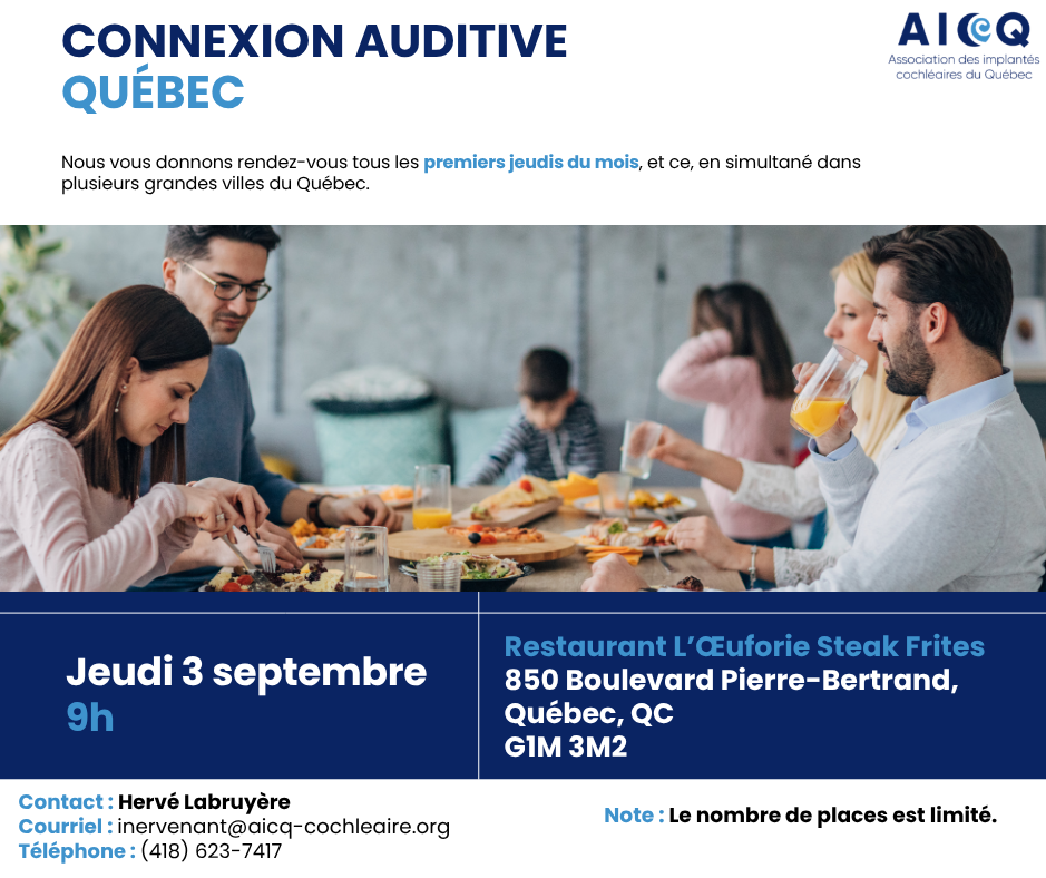 Connexion auditive - Québec