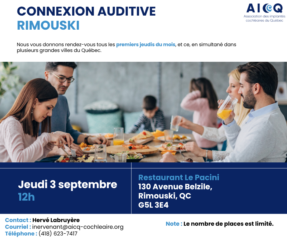 Connexion auditive - Rimouski