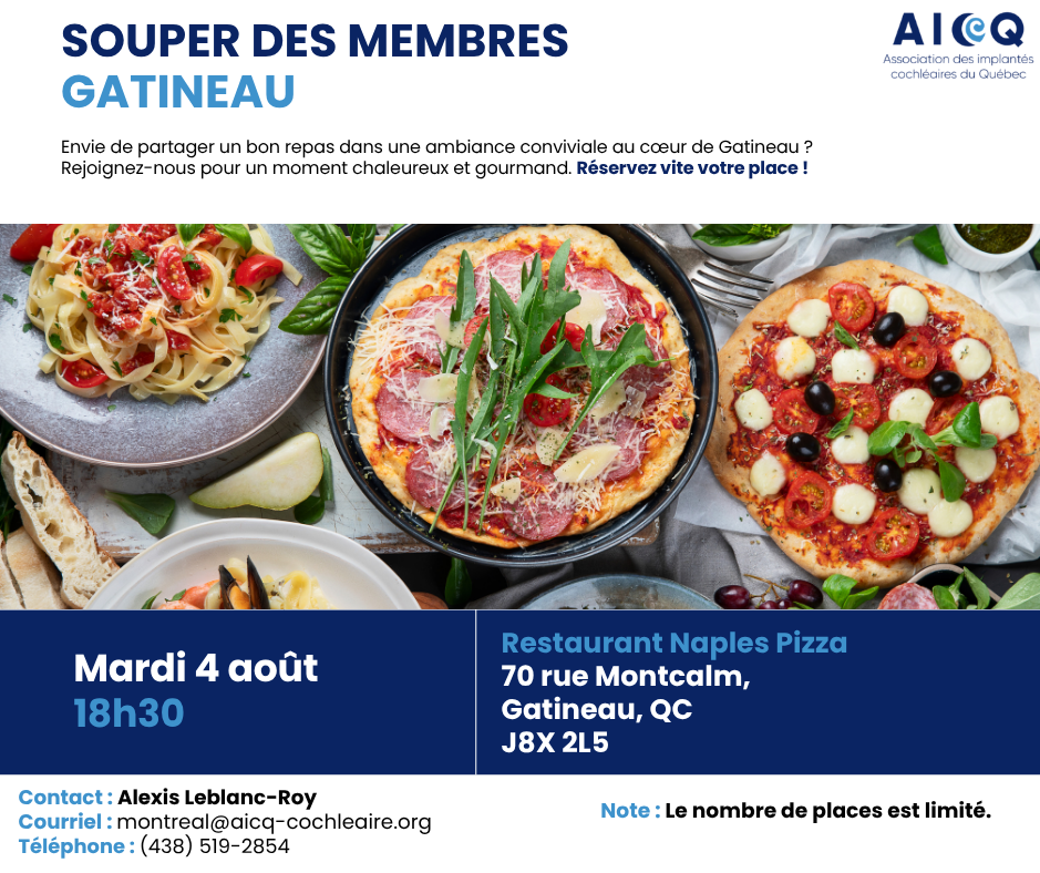 Souper des membres - Outaouais