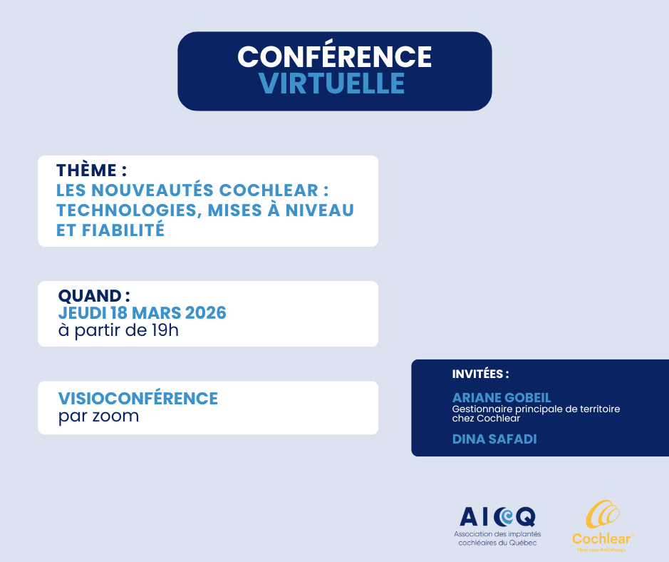 Conférence virtuelle - Cochlear