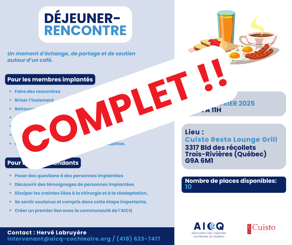 Déjeuner-rencontre (Trois-Rivières)