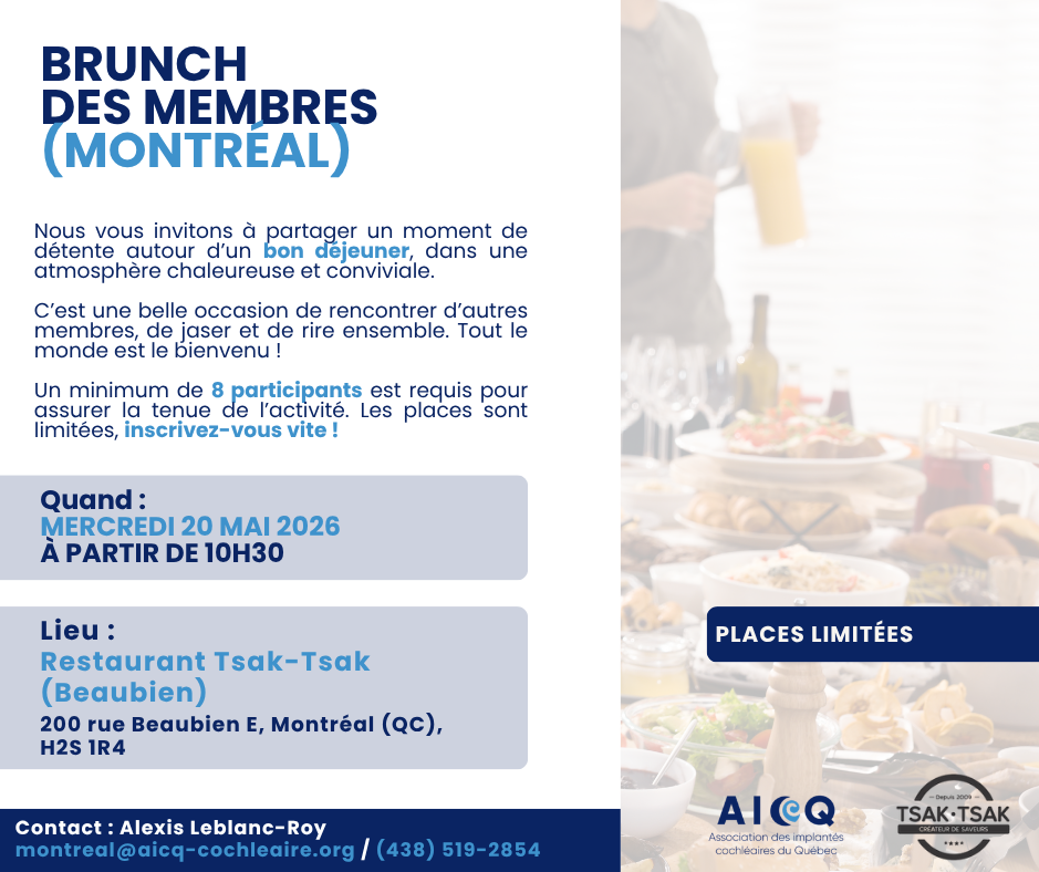 Brunch des membres - Montréal