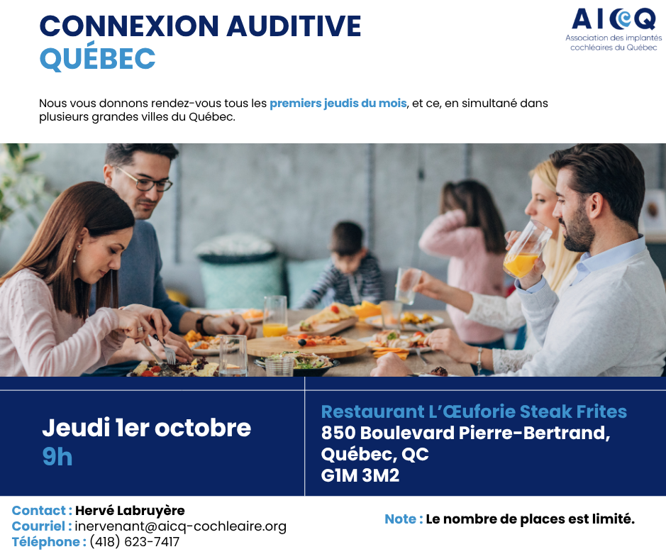 Connexion auditive - Québec