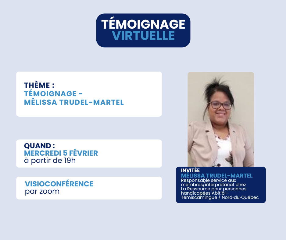 Témoignage virtuelle