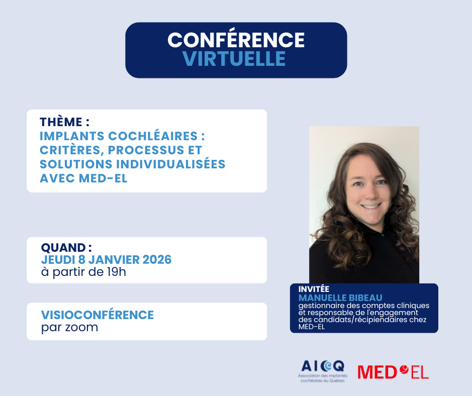 Conférence en ligne - Implants cochléaires : critères, processus et solutions individualisées avec MED-EL