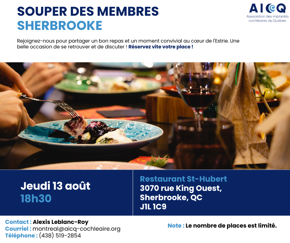 Souper des membres - Estrie