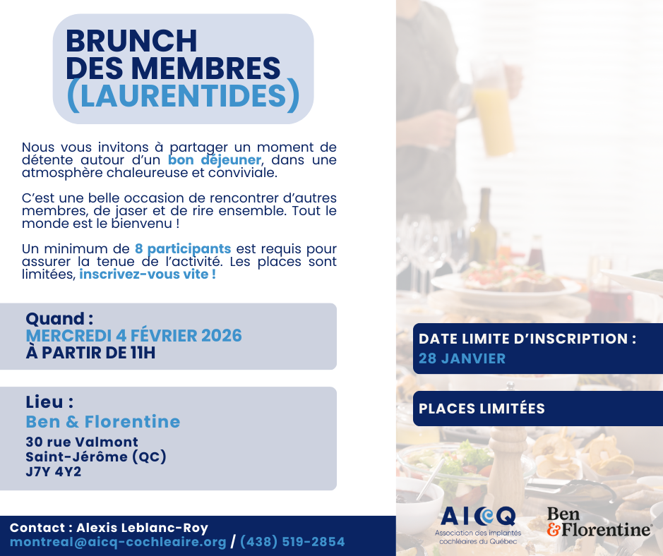 Brunch des membres (Saint-Jérôme)