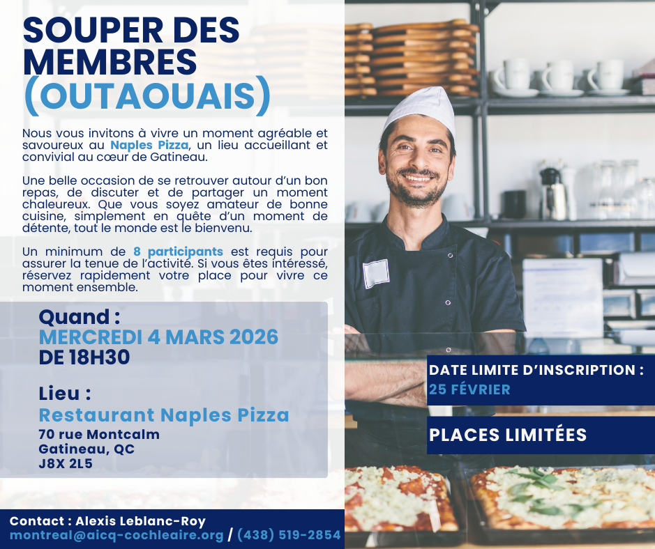 Souper des membres - Outaouais