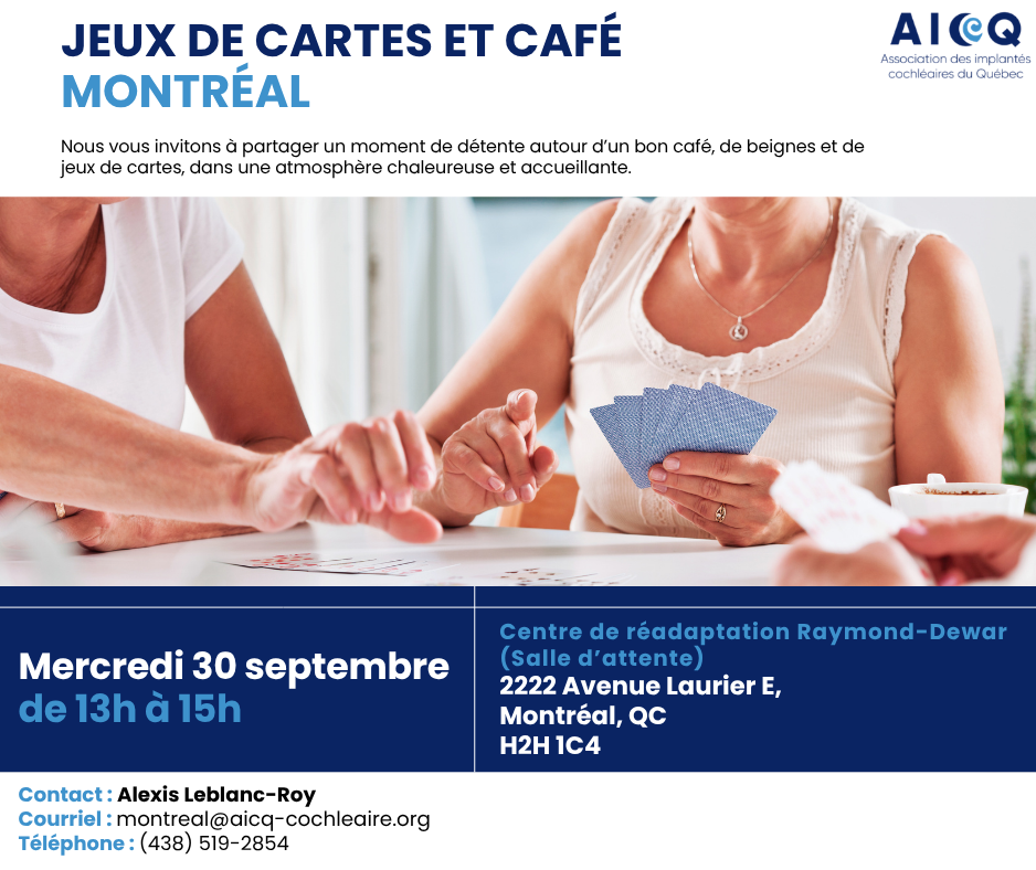 Jeux de cartes et café rencontre - Montréal