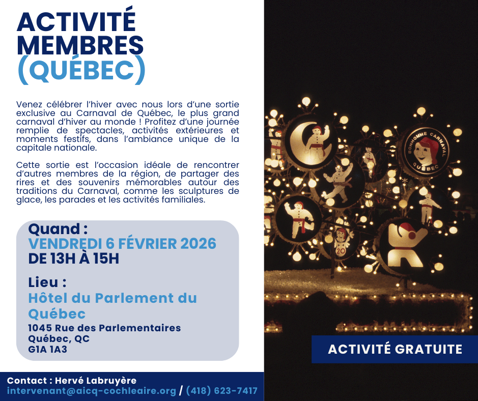 Sortie au Carnaval de Québec