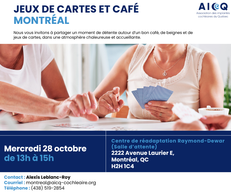 Jeux de cartes et café rencontre - Montréal